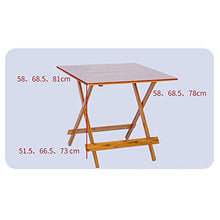 inChengGouFouX Tavolo per attività All'aperto Pieghevole Piccolo Side Table Living Room Furniture Butler Tavolo Vassoio Rack Snack Legno Tavolo Moda Semplice Design Pieghevole