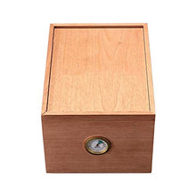 Minmin Cigar Humidor cedro legno non verniciato alcolica portasigarette, 160x220x120mm accessori del sigaro (Size : 160x220x120mm)
