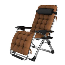 Sywlwxkq Sedia Relax da Ufficio da Balcone Sedia da Giardino reclinabile Extra Larga Giardino da Esterno Campeggio Relax Comfort | Lettino Pieghevole Lettino Prendisole Regolabile Reclinabi