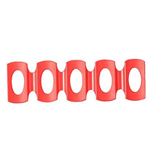 Portabottiglia Vassoio Contenitore Supporto Bottiglia Vino Birra Frigorifero Silicone Impila L'attrezzo Ordinato - Rosso