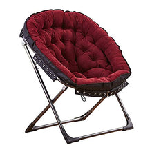 BJH Lettini Pieghevoli Lettini Prendisole Moon Chair Sedie da Campeggio Imbottite Sgabelli per Il Tempo Libero da Esterno Pieghevole Portatile