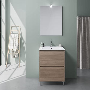 Kiamami Valentina MOBILE BAGNO A TERRA CON LAVABO DA 60 CM | LAGUNA