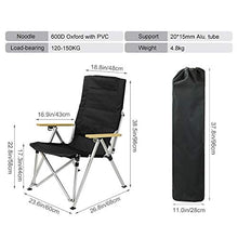 DYCLE Pieghevole Poltrona reclinabile Sedia da Giardino ergonomica Impermeabile e Traspirante Confortevole Sedia da Riposo Uso Esterno o Interno Carico Massimo 120 kg