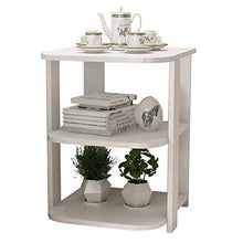 DGHJK Mobili Tavolino, Comodino, Comodino, Divano, Comodino, Comodino, tavolino angolare, 3 Ripiani, 40 x 40 x 51 cm (Colore: B) (Colore: C)