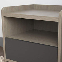 ZHANGYY Comodino Comodino in Legno Armadietti di stoccaggio Mobili per Camera da Letto Comodini Comodini per Camera da Letto/Soggiorno/Sala Studio Comodini (Colore: Grigio, Dimensioni: