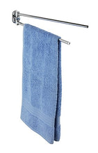 WENKO Power-Loc® portasalviette Puerto Rico - fissaggio senza trapano, Pressogetto di zinco, 3.5 x 7 x 40 cm, Cromo