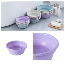 1PC Outdoor Pieghevole Lavabo Pieghevole Benna Contenitore Portatile Bacino Pieghevole in plastica lavabo Accessori per Il Bagno, L Blu