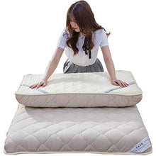 Materasso Tatami, Materasso Pieghevole in Cotone più Spesso Topper Materasso futon per Dormire Materasso Singolo/King Size per Soggiorno Camera da Letto,Grigio,180 * 200cm/71 * 79inch