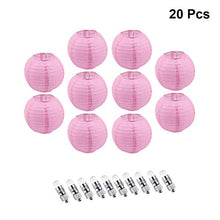ARTFFEL Vola Carta LED Lanterna Rotonda Pieghevole Lanterna appesa Wedding Scene Decoration Lampada a Sospensione a LED 20PCS .Compleanno
