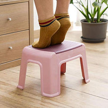huixu 2 Pezzi di plastica Piccolo Sgabello Soggiorno Antiscivolo Panca da Bagno Bambini Sgabello Passo cambiando Scarpe sgabelli Bambini ottomano