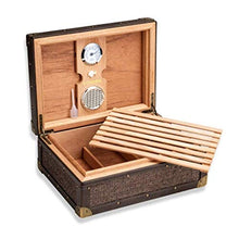 KEKEYANG humidor Cigar Box, Cigar Humidor, Legno di Cedro Cigar Humidor, Anti-Pressione Sigaro
