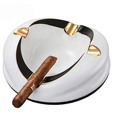 NIHAOA Accessori del Sigaro Cigar Ashtray Living Ceramica Camera Grande Serbatoio di Fumo di Sigaro
