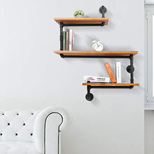 Zerone - Scaffale da Parete in Stile Industriale, Stile Industriale, Stile Industriale, retrò, per Tubi d'Acqua, scaffalature Fai da Te