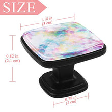 tie dye pattern sfondo astratto Pomelli per Porta Set di 4 Pomelli per Mobili Manopole per Cassetti Cucina Armadio Vetro
