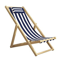 WUTONG Lettini da Giardino e reclinabili Sedia Pieghevole in Legno massello Lettino Prendisole a gravità Zero Sedie da Campeggio per Picnic in Spiaggia - 4 Posizioni reclinabili