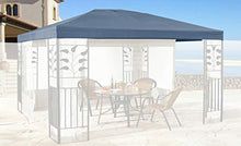 Quick-Star - Tetto di Ricambio per Gazebo, 3 x 4 m, Colore: Grigio