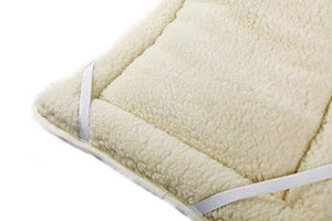 Woolmark Perugiano Vendita Coprimaterasso Matrimoniale in Lana Merino, Foglio Size King CPRIMATERASSO 160 x 200 cm. Regalo Perfetto ! Prodotto Naturale