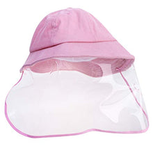 Amosfun Cappello di Protezione Protettivo Scudo Integrale Cappello da Sole Estivo Cappello da Pescatore Cappello Antiappannamento Visiera per Esterno (Adulti Rosa)