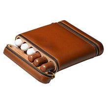 ZLMMY Desktop Cigar Humidor Cedar - e in Pelle Cigar Box di stoccaggio Guarnizioni con Vassoio e separatore Regolabile