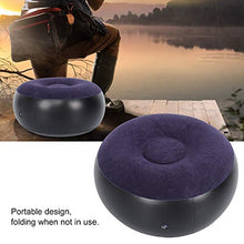BHDD Sgabello Gonfiabile Pieghevole, Cuscino Poggiapiedi Sedia da Campeggio per Esterni Portatile Sedia Rotonda, con Fondo Rinforzato Durevole, per Dormitorio Home Office, Bambini Adulti, Aeroplano