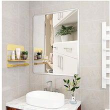 Wubing Specchio da Bagno Specchio Gratuito Punzonatura Specchiera da Bagno Specchio per vetri Specchio da Bagno a Prova di Esplosione per Realizzare Il Tuo Bellissimo Specchio