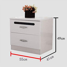 AIYIXUE utile comodino comodino bianco montaggio vernice armadio camera da letto comodino mini semplice cassetti 55 x 41 x 49 cm tavolino