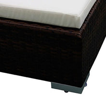 Tidyard Set Divani da Giardino con Cuscini 35 Pz in Polyrattan e Poliestere | Marrone