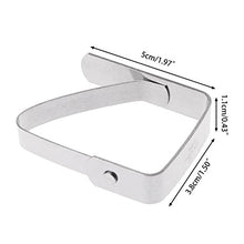 ZOOMY 4Pieces Tovaglia Clip da Tavolo in Acciaio Inossidabile