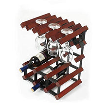 Wine Rack Rack Bottle Holder Storage Rack Wine Rack Holder 6 bottiglia di vino Multi-Function Piano Vino Shelf Calice Hanging Scaffale, WTZ012