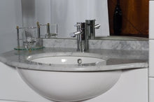 Bagno Italia Mobile Arredo Bagno cm 100+30 con lavabo sottopiano bianco lucido con specchio Mobili 1 l