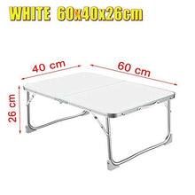 HHTX Tavolo da Campeggio Pieghevole con Maniglia per Il Trasporto, Tavolo da Picnic Portatile Pieghevole in Alluminio per Esterni, Cucina Interna, Feste da Giardino, Barbecue Compatto, Tavolo da