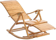 Bamboo Sedia a Dondolo Adulto Sedia per Adulti Sedia reclinabile Pieghevole Pranzo Pranzo Balcone Sedia Couch Lounge Sedia Easy Sedia Sedia Beach Sedia da Spiaggia Vecchio Man Pati