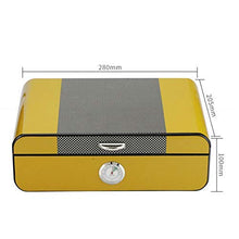 WRJY Cigar Humidor Scatola per sigari Artigianale in Fibra di Carbonio Scatola per sigari in Legno di Cedro Scatola per sigari con Vernice per Pianoforte Scatola per sigari da Viaggio p
