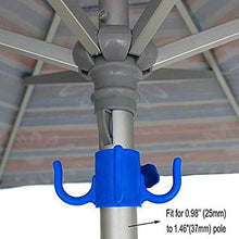 XINGX Gancio per Ombrellone da Spiaggia Gancio per Ombrellone in Plastica a 4 Punte per Asciugamani/Cappelli/Vestiti/Macchina Fotografica Adatto per La Spiaggia Gite in Campeggio