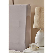 Copertura Protettiva Elastica per Testata Testiera Letto 5 Colori per La Selezione - Grigio Chiaro, 180 cm