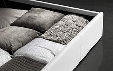 Letto una piazza e mezza con contenitore.. cm. 131 x 205 x 105h. (Serie: Dafne-Letti-ST2)