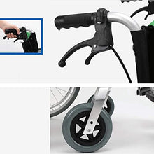 Carrozzine Semoventi, Portatili da Viaggio in Alluminio Pieghevole A Spinta, Portatile Leggero Trolley da Viaggio Anziani Scooter per Disabili Veicolo A Quattro Ruote Trolley per Scooter per Anziani