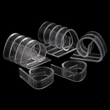 Faguo 12Pcs Tovaglia di plastica Trasparente Tovaglia da Tavolo Clip Morsetto Supporto Festa Picnic Casa
