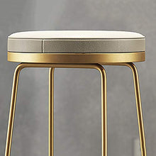 SHUYU Sgabelli da Bar Cucina, Sedia da Pranzo, Sedia da Bar Minimalista nordica, Supporto per Struttura in Metallo, Pelle PU, per bancone da Cucina e sgabelli da Bar per la casa