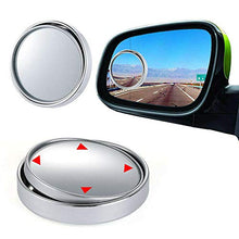Lecimo Specchio Tondo per Auto Specchietto retrovisore 360 ° Punto cieco Obiettivo grandangolare Caldo