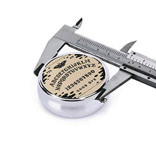 Spirit Board - Contenitore rotondo per pillole a 3 scomparti, in metallo, per medicina, vitamina