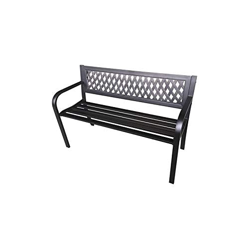 PANCHINA BORGARINO cm. 119 x 50 x h.75 - nera