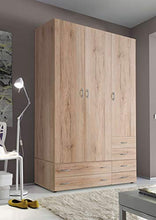 AVANTI TRENDSTORE - Balu 2 e 3, Armadio Inferiore, componimento per l'armadio Principale, con cassetti, in 2 Diversi Colori e 2 Diverse larghezze (Marrone, con 4 cassetti)
