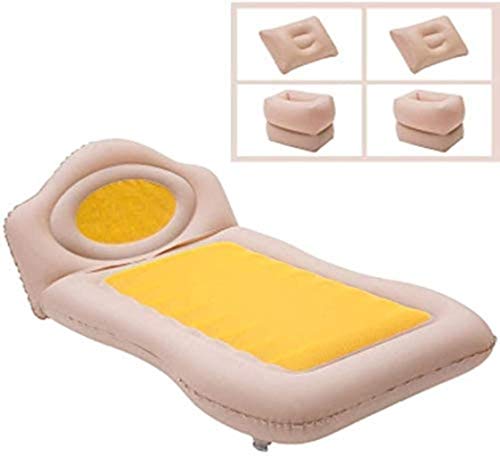 Lettino da viaggio Lettino da viaggio Cuscino Car materasso gonfiabile con 2 cuscino gonfiabile Car Air materasso viaggio Materasso gonfiabile Camping Materassino Dedicato 5-23 ( Color : B )