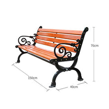 outdoor product Panchina da Balcone per Esterni panchina, Panche da Giardino Impermeabili e Resistenti alla corrosione, Panca Decorativa per Patio con braccioli e Schienale Elevata capacità portante