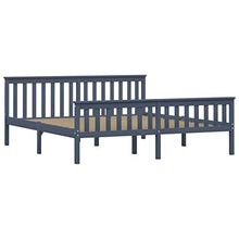 SKM Giroletto con 4 Cassetti Grigio in Massello di Pino 180x200 cm (47.25kg)