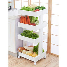 LYM &ripiano di stoccaggio Scaffalature Home Cucina Verdura Portabottiglie da Cucina Scaffale da Terra Scaffale Multi-Strato di rifinitura Multi-Strato Bianco Scaffale di Finitura