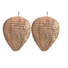 ARTFFEL Vola Materiali 2pcs unità Beehive Lanterna simulato Falso Portatile Wasp deterrente a Nido d'Ape Luce Giardinaggio for Garden Home .Compleanno