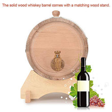GOTOTOP 5L/10L Botte di Vino Dispenser,Vino Barile Oak Barrel con Rubinetto,Barile per Barile di Legno per archiviazione o Aging Wine (5L)