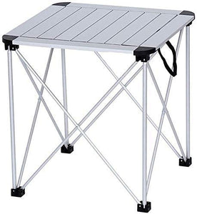 Lettino prendisole Sedie reclinabili Tavolo Scrivania Tavolo da trasporto Tavolo pieghevole Tavolino pieghevole super leggero Tavolo da picnic Tavolo stabile Tavolo da barbecue (Colore, Argento, Dime